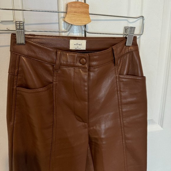 Wilfred Rebel Pant High- waisted Vegan Leather pants - Picture 3 of 4